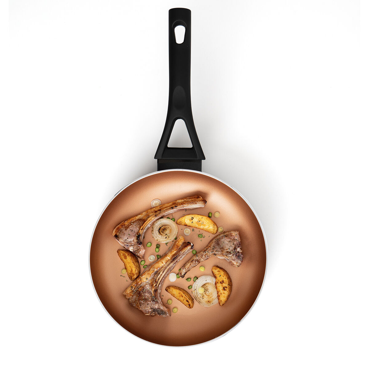 Stegepande Pyrex Action Stemplet aluminium Kobber 24 cm